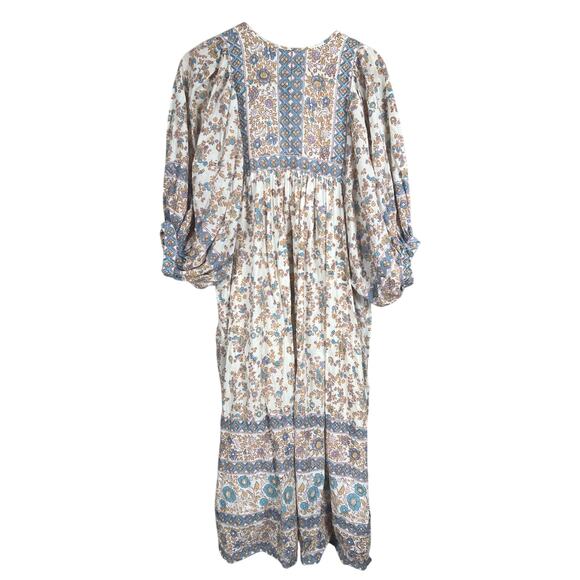 Mille Resort & Travel XL Long Floral Dress 100% Cotton - Picture 2 of 6